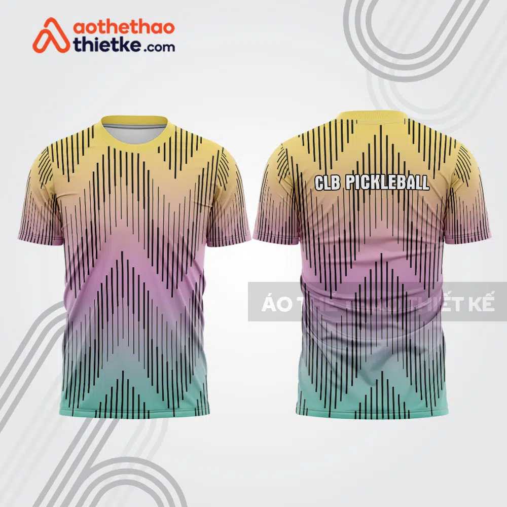 Mẫu thiết kế áo t-shirt thi đấu pickleball plb321
