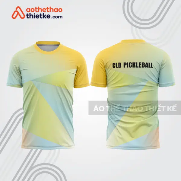 Mẫu thiết kế áo t-shirt thi đấu pickleball plb327