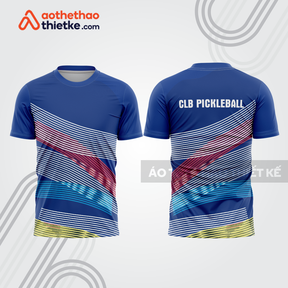 Mẫu thiết kế áo t-shirt thi đấu pickleball plb335