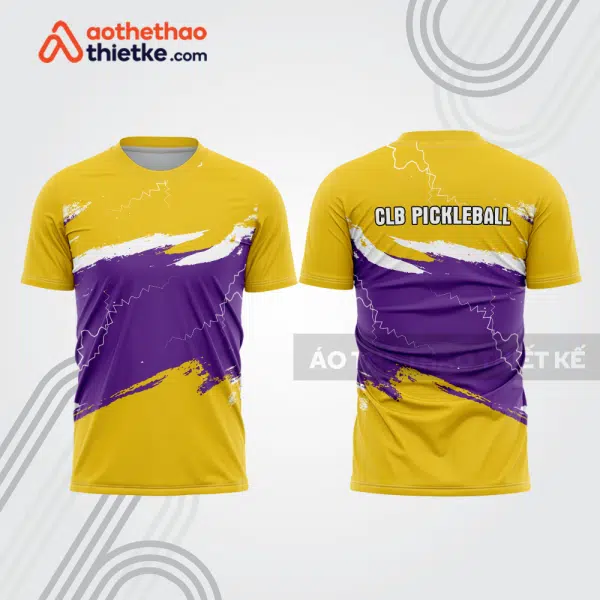 Mẫu thiết kế áo t-shirt thi đấu pickleball plb353