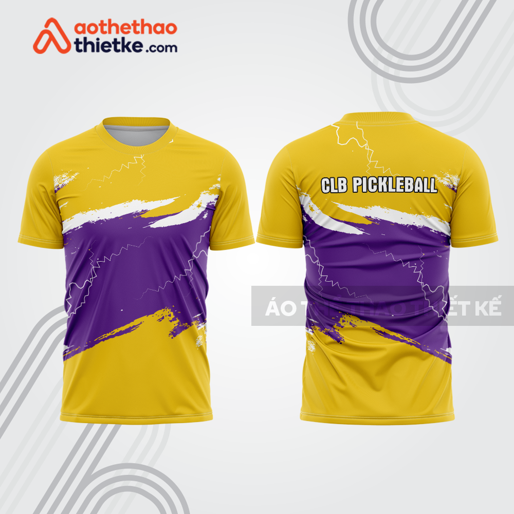 Mẫu thiết kế áo t-shirt thi đấu pickleball plb353