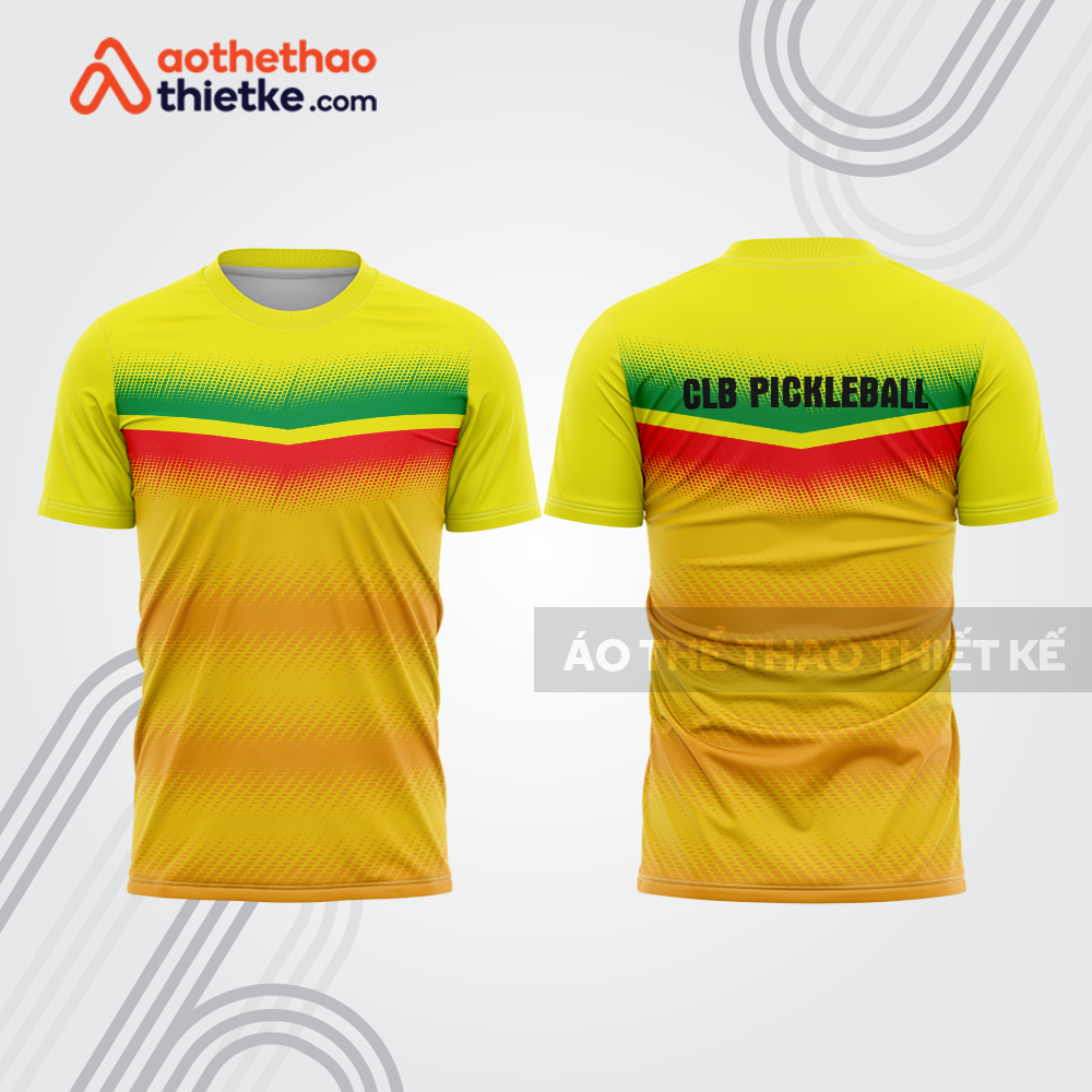 Mẫu thiết kế áo t-shirt thi đấu pickleball plb355