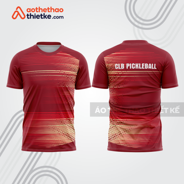 Mẫu thiết kế áo t-shirt thi đấu pickleball plb357