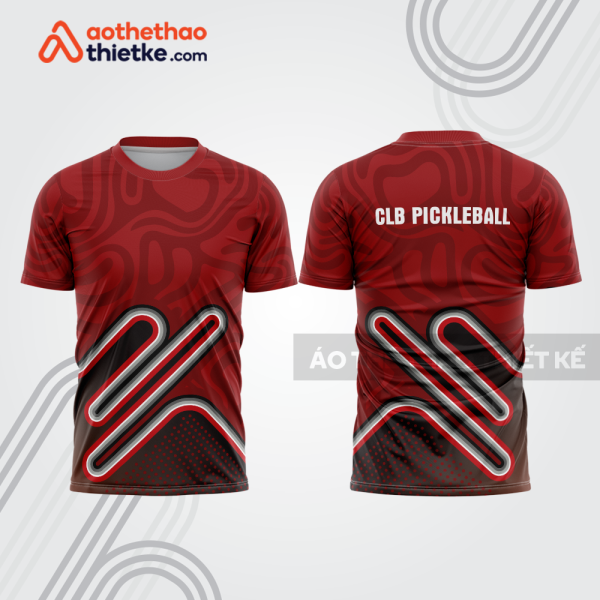 Mẫu thiết kế áo t-shirt thi đấu pickleball plb358