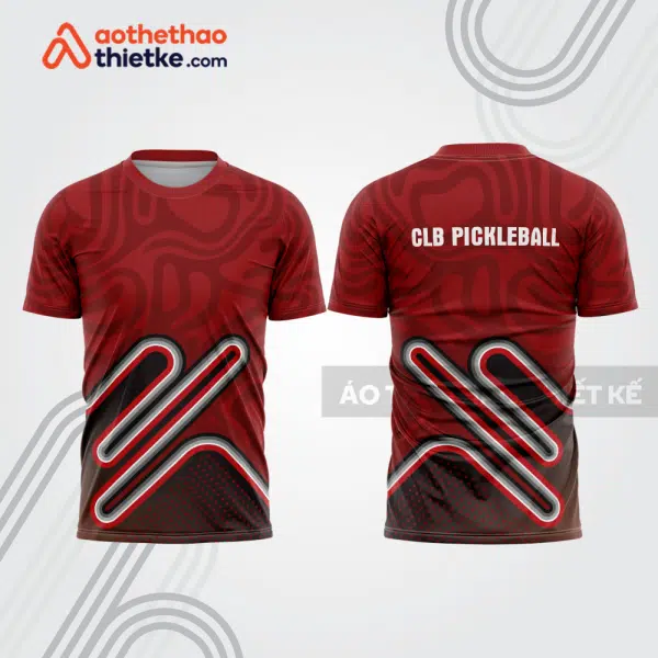 Mẫu thiết kế áo t-shirt thi đấu pickleball plb358