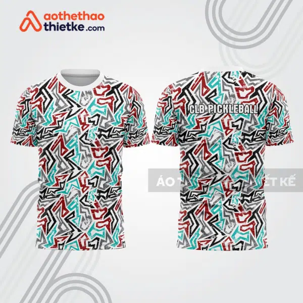 Mẫu thiết kế áo t-shirt thi đấu pickleball plb366