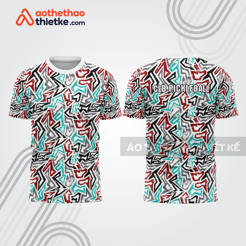 Mẫu thiết kế áo t-shirt thi đấu pickleball plb366