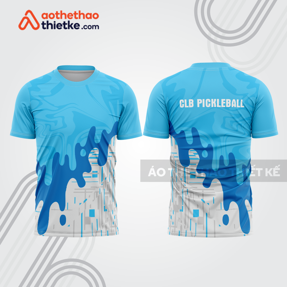 Mẫu thiết kế áo t-shirt thi đấu pickleball plb378