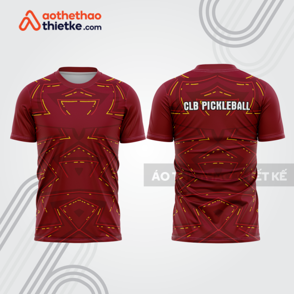 Mẫu thiết kế áo t-shirt thi đấu pickleball plb382