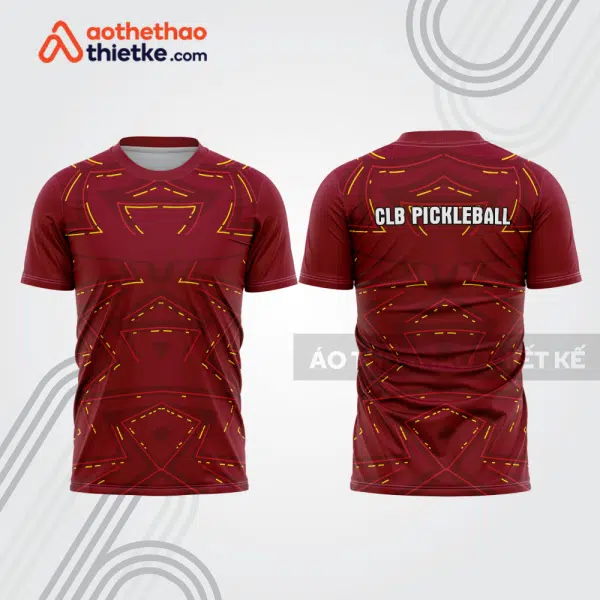 Mẫu thiết kế áo t-shirt thi đấu pickleball plb382