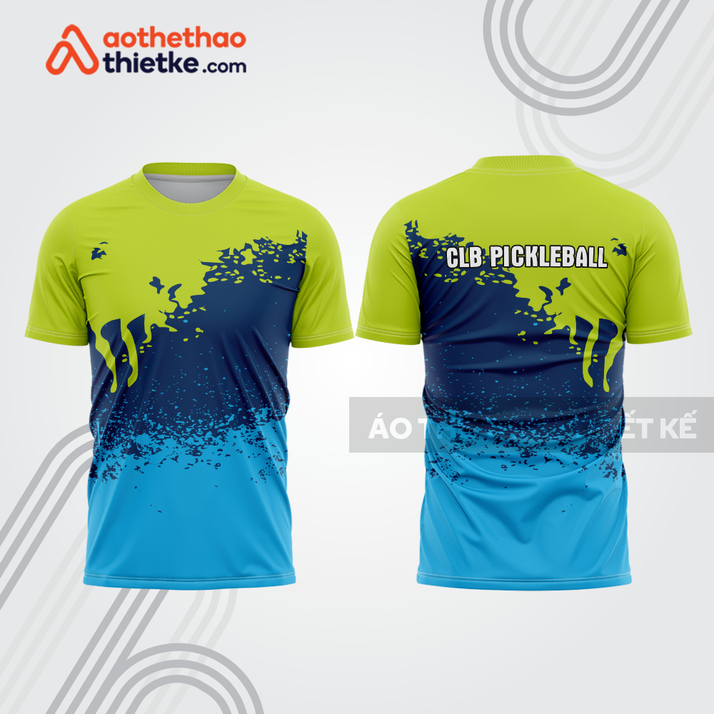 Mẫu thiết kế áo t-shirt thi đấu pickleball plb384