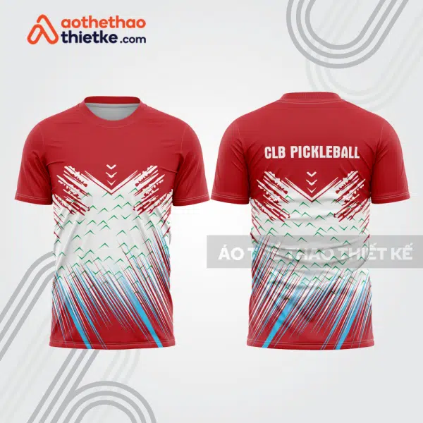 Mẫu thiết kế áo t-shirt thi đấu pickleball plb389