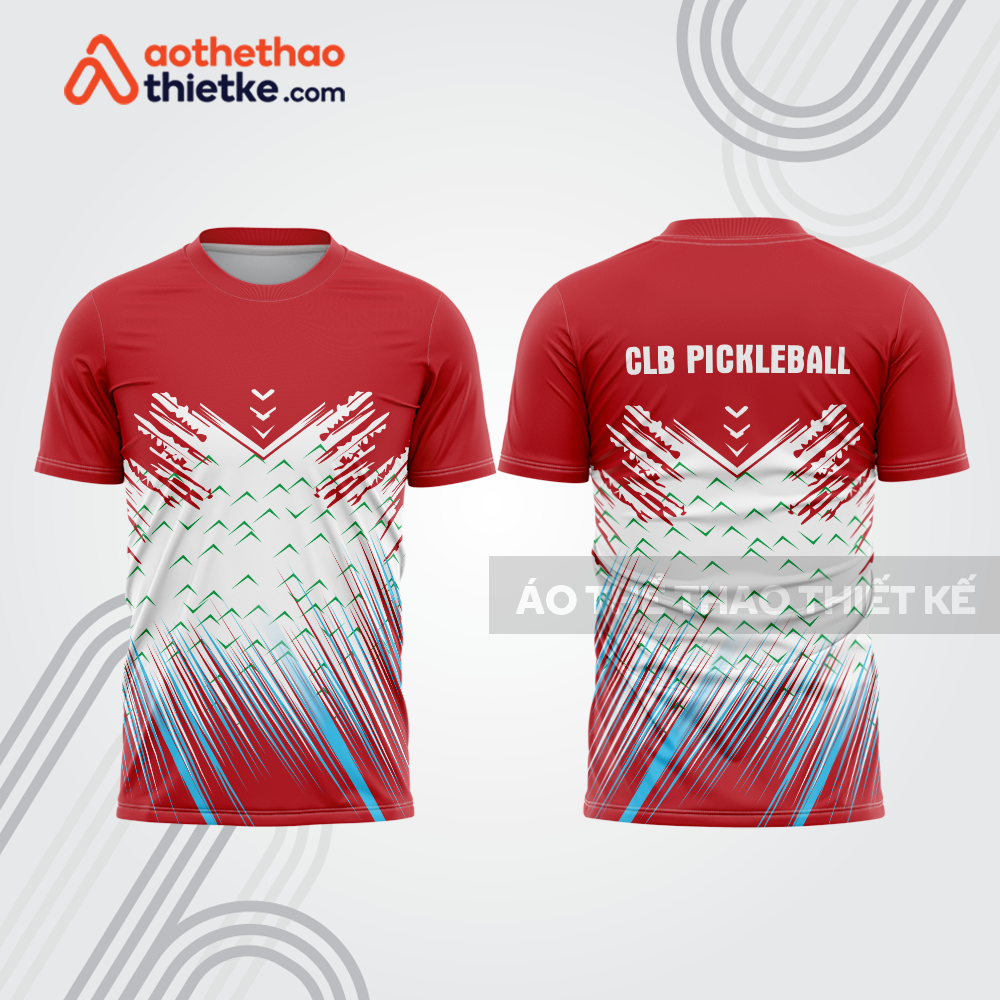 Mẫu thiết kế áo t-shirt thi đấu pickleball plb389