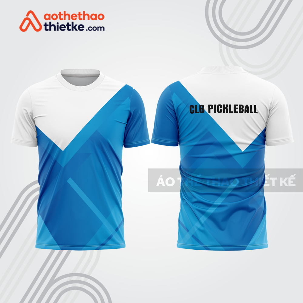 Mẫu thiết kế áo t-shirt thi đấu pickleball plb391
