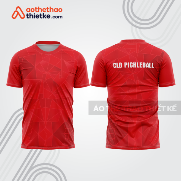 Mẫu thiết kế áo t-shirt thi đấu pickleball plb402