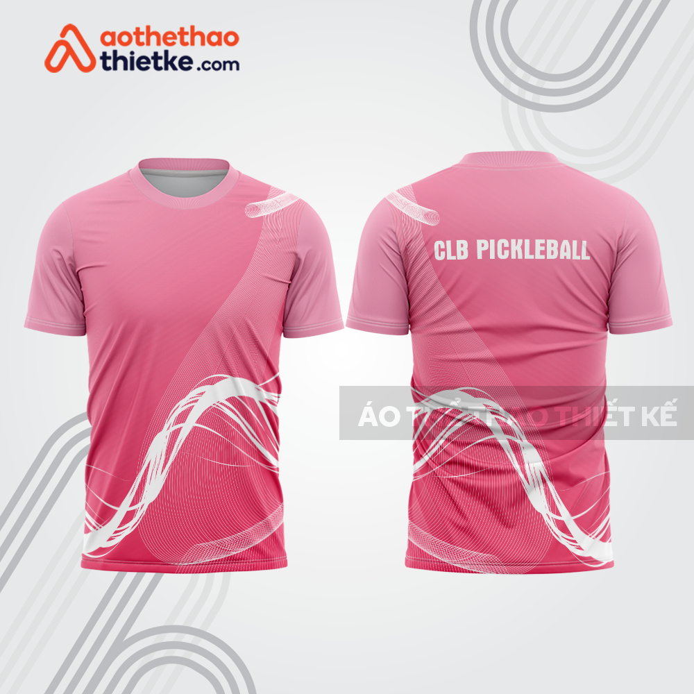 Mẫu thiết kế áo t-shirt thi đấu pickleball plb403