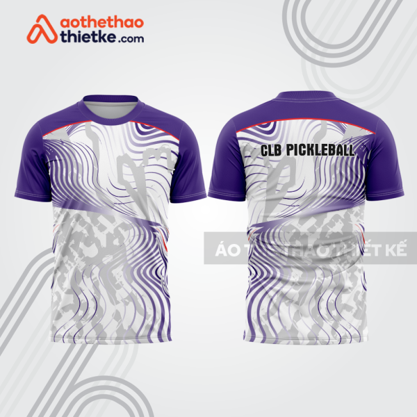 Mẫu thiết kế áo t-shirt thi đấu pickleball plb410
