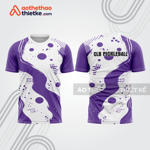 Mẫu thiết kế áo t-shirt thi đấu pickleball plb417