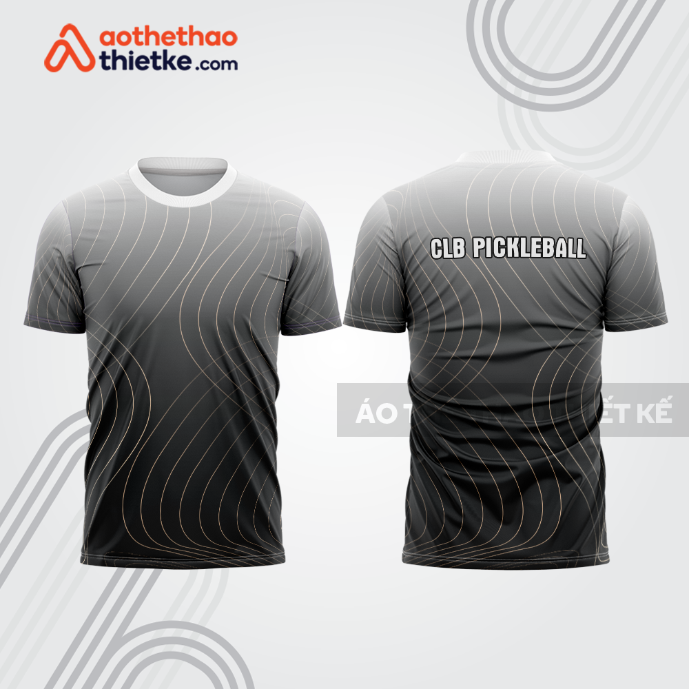 Mẫu thiết kế áo t-shirt thi đấu pickleball plb418