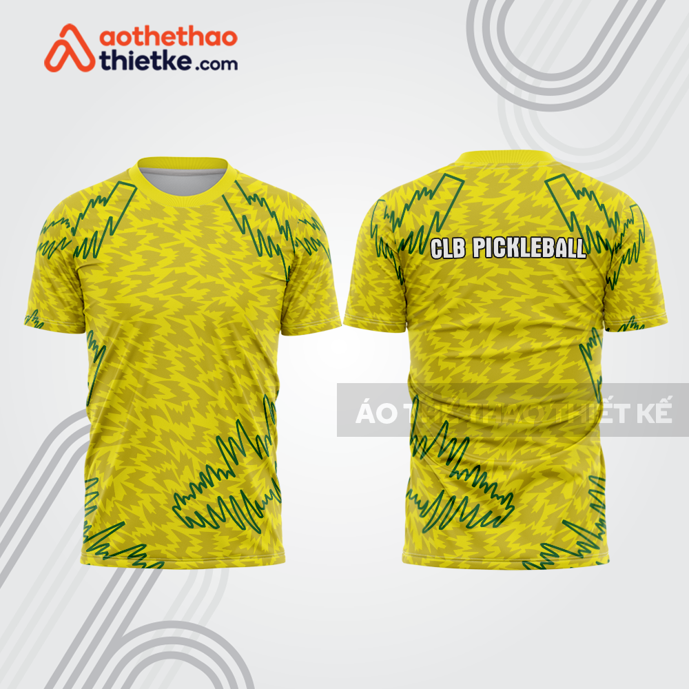 Mẫu thiết kế áo t-shirt thi đấu pickleball plb427