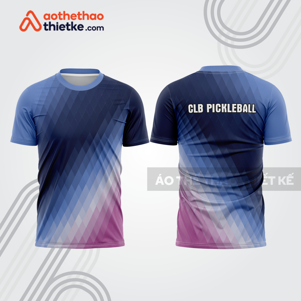 Mẫu thiết kế áo t-shirt thi đấu pickleball plb431
