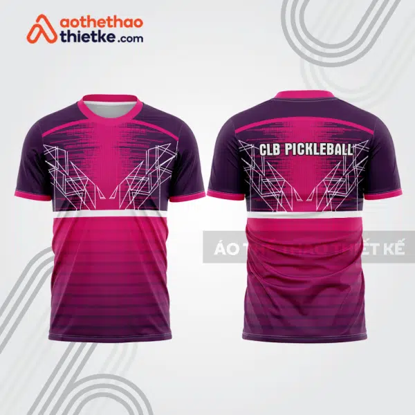Mẫu thiết kế áo t-shirt thi đấu pickleball plb434