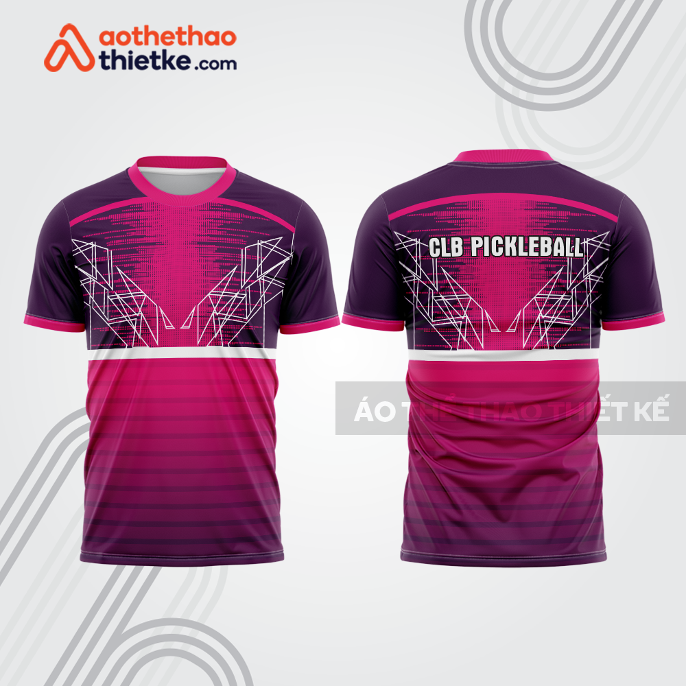 Mẫu thiết kế áo t-shirt thi đấu pickleball plb434