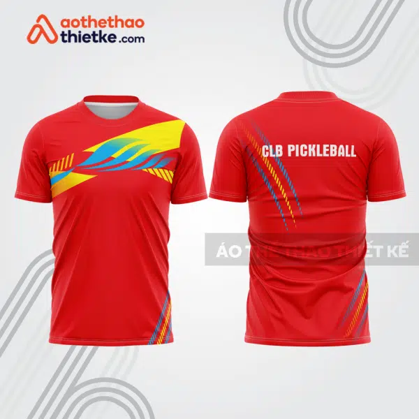 Mẫu thiết kế áo t-shirt thi đấu pickleball plb437