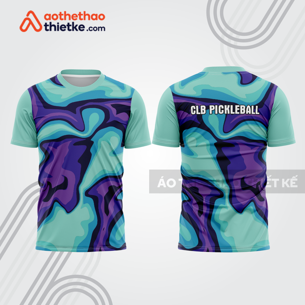 Mẫu thiết kế áo t-shirt thi đấu pickleball plb459