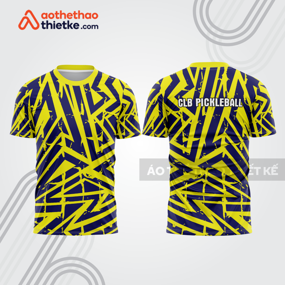 Mẫu thiết kế áo t-shirt thi đấu pickleball plb466