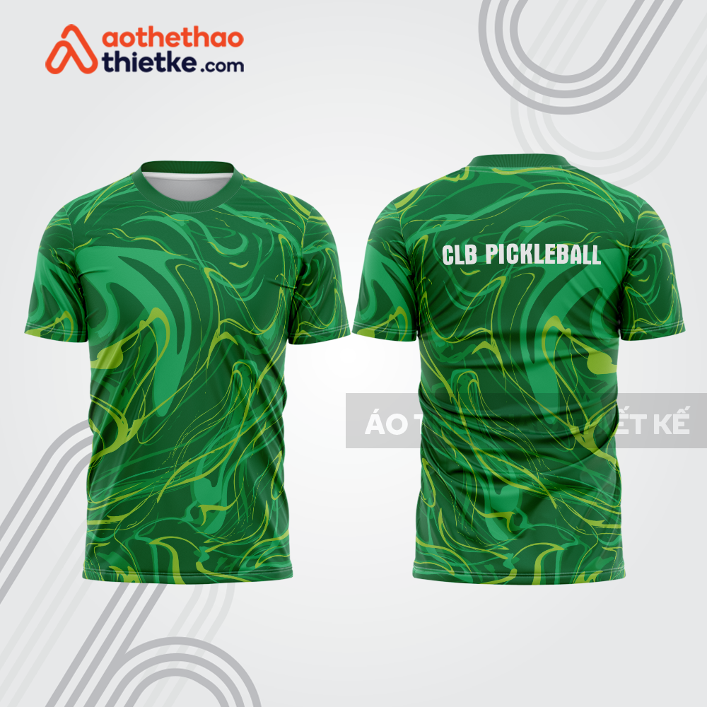 Mẫu thiết kế áo t-shirt thi đấu pickleball plb477