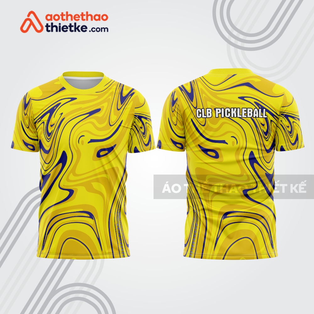 Mẫu thiết kế áo t-shirt thi đấu pickleball plb482