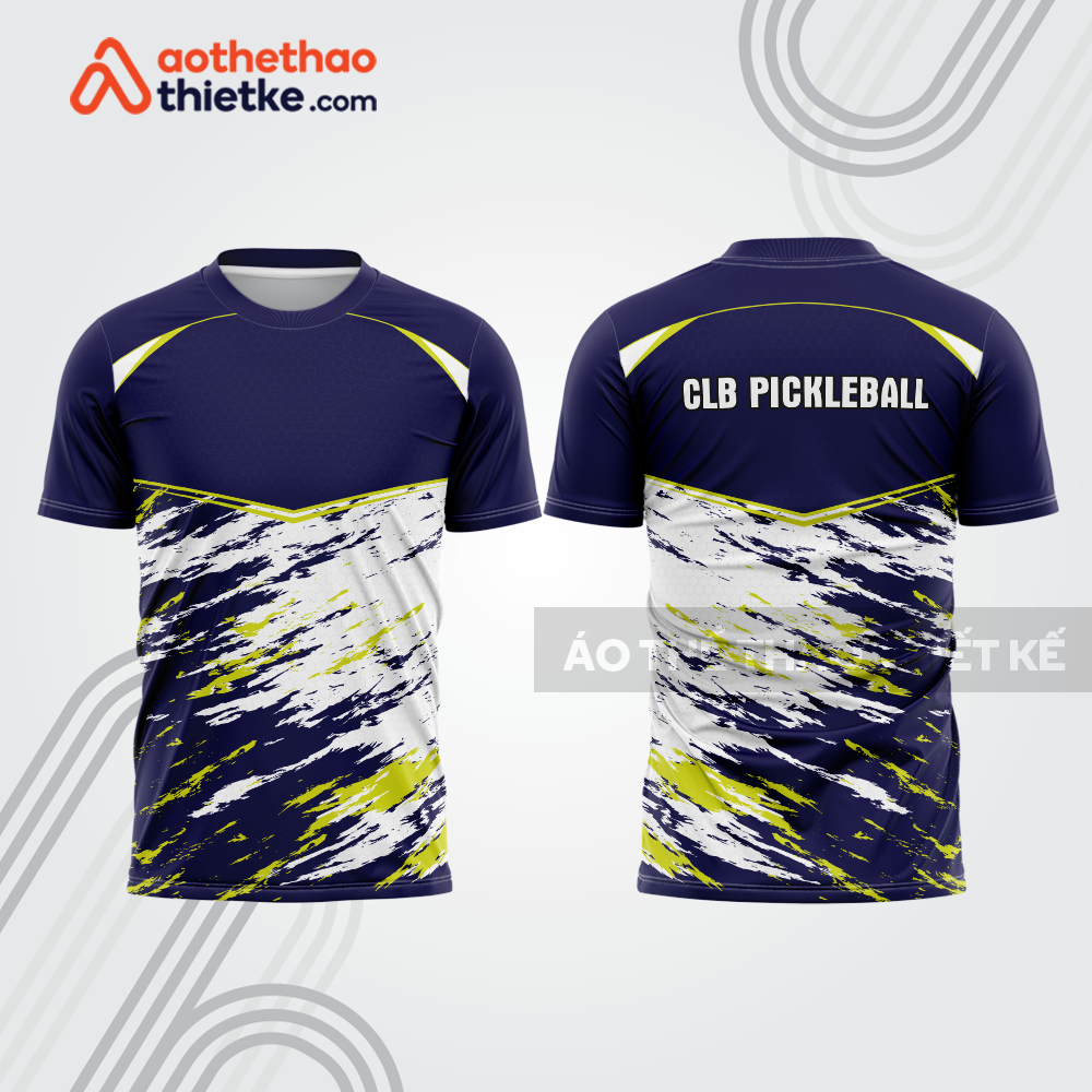 Mẫu thiết kế áo t-shirt thi đấu pickleball plb484