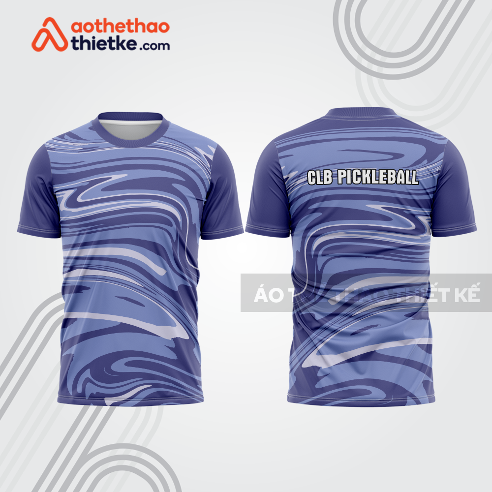 Mẫu thiết kế áo t-shirt thi đấu pickleball plb485