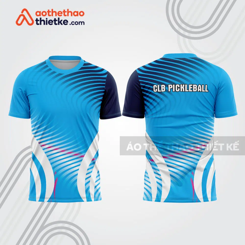 Mẫu thiết kế áo t-shirt thi đấu pickleball plb486