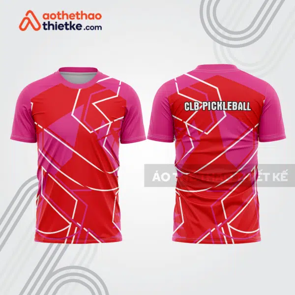 Mẫu thiết kế áo t-shirt thi đấu pickleball plb487
