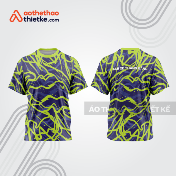 Mẫu thiết kế áo đồng phục t-shirt đua xe thăng bằng đẹp tba108