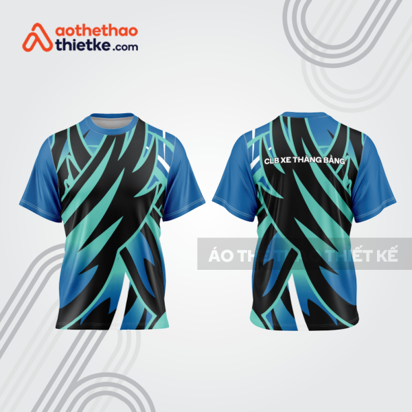 Mẫu thiết kế áo đồng phục t-shirt đua xe thăng bằng đẹp tba109
