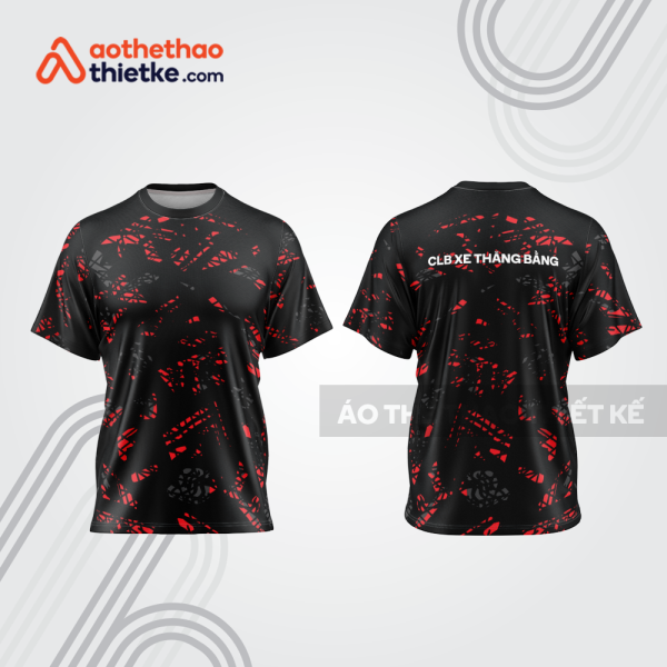 Mẫu thiết kế áo đồng phục t-shirt đua xe thăng bằng đẹp tba110