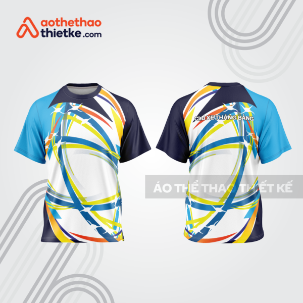 Mẫu thiết kế áo đồng phục t-shirt đua xe thăng bằng đẹp tba112
