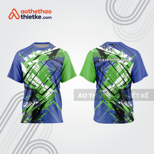 Mẫu thiết kế áo đồng phục t-shirt đua xe thăng bằng đẹp tba113