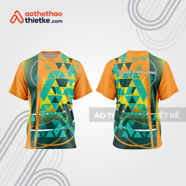 Mẫu thiết kế áo đồng phục t-shirt đua xe thăng bằng đẹp tba114