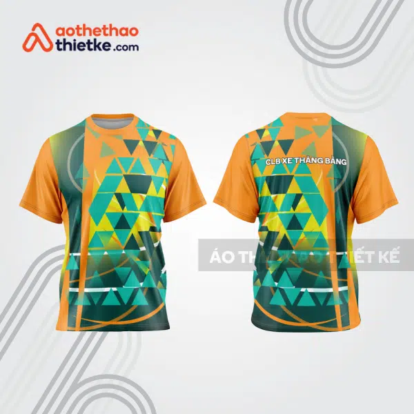 Mẫu thiết kế áo đồng phục t-shirt đua xe thăng bằng đẹp tba114