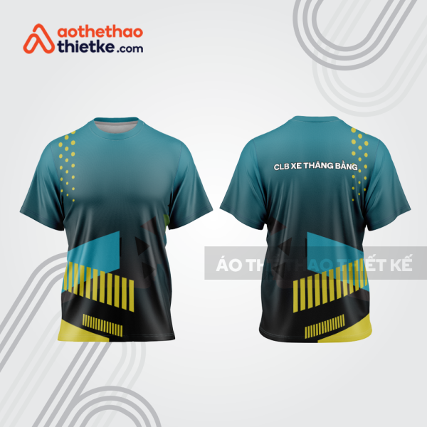 Mẫu thiết kế áo đồng phục t-shirt đua xe thăng bằng đẹp tba115