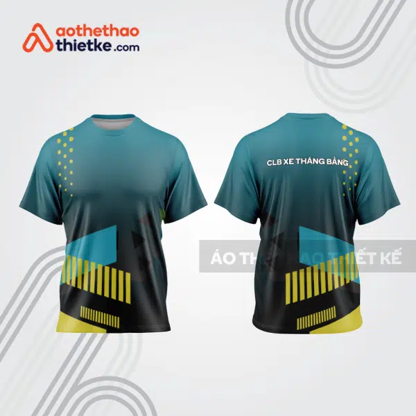 Mẫu thiết kế áo đồng phục t-shirt đua xe thăng bằng đẹp tba115