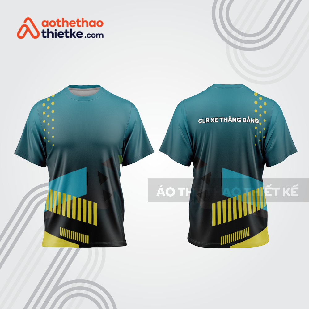 Mẫu thiết kế áo đồng phục t-shirt đua xe thăng bằng đẹp tba115