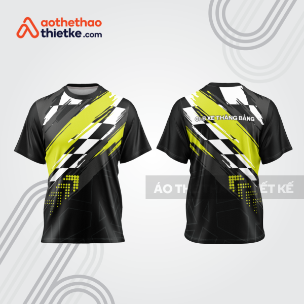 Mẫu thiết kế áo đồng phục t-shirt đua xe thăng bằng đẹp tba116