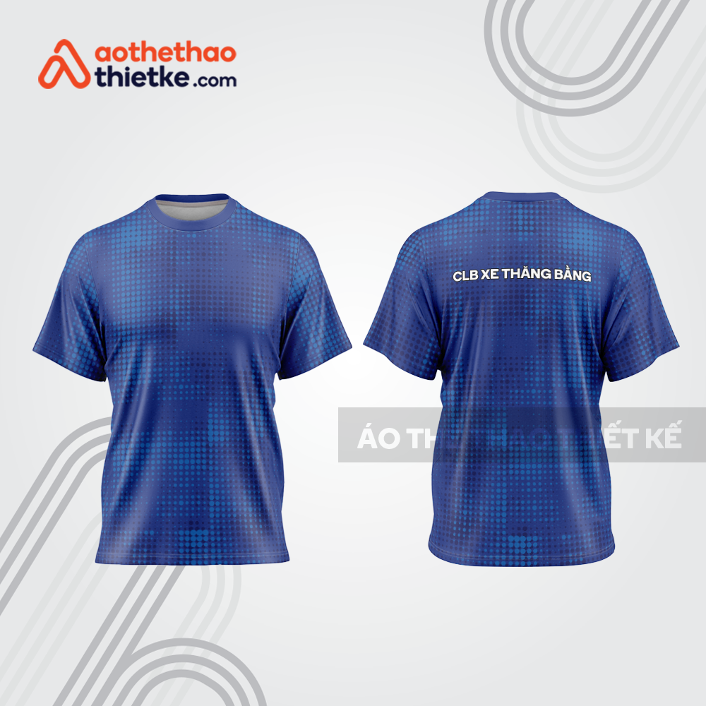 Mẫu thiết kế áo đồng phục t-shirt đua xe thăng bằng đẹp tba117