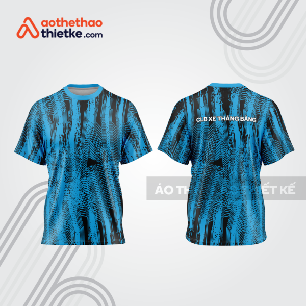 Mẫu thiết kế áo đồng phục t-shirt đua xe thăng bằng đẹp tba118