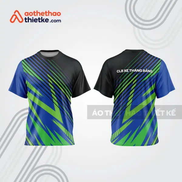 Mẫu thiết kế áo đồng phục t-shirt đua xe thăng bằng đẹp tba121